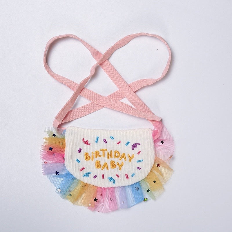 Dog Cat Birthday Bandana Bib Party S/M/L