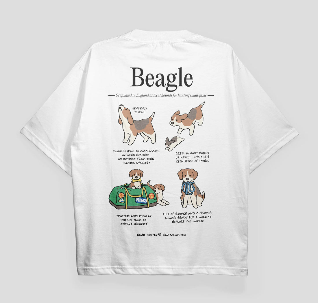 KINU Beagle Encyclopedia T-shirt