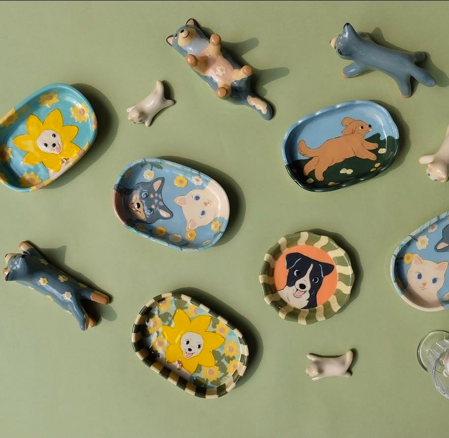 More is More Handmade Ceramic Decorative Plate