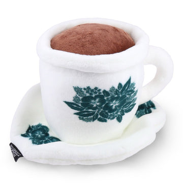 Singapore Pineapple Tart Kueh Dog Toy Tourist Souvenir Gift Furball Collective (Kopi Cup with Bell)