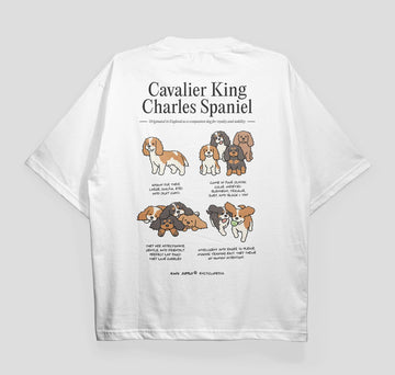 KINU Cavalier King Charles Spaniel Encyclopedia T-shirt