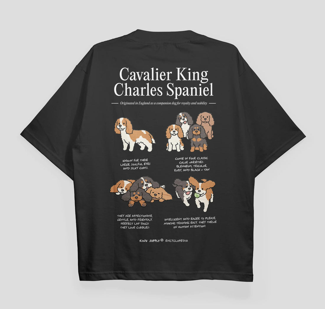 KINU Cavalier King Charles Spaniel Encyclopedia T-shirt