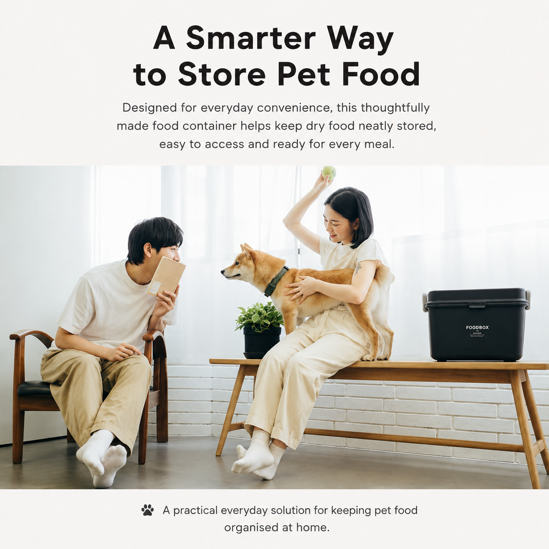 Sputnik Pet Food Storage Box