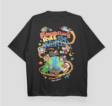 KINU Pomeranians Rule The World Club T-shirt
