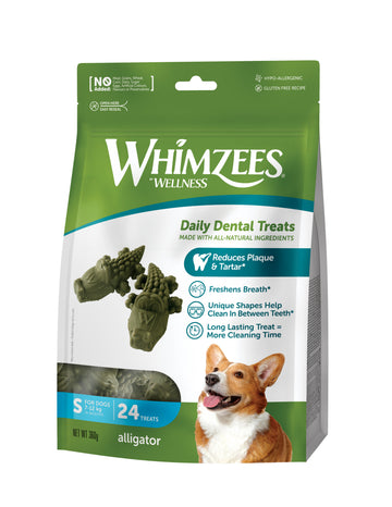 Silversky Whimzees Alligator Dog Dental Treats