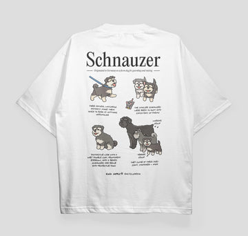 KINU Schnauzer Encyclopedia T-shirt