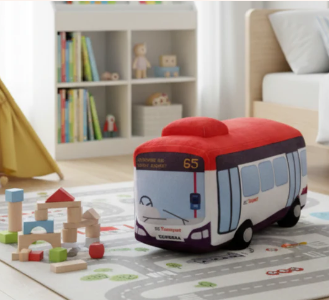 Nom Singapore Bus Plush