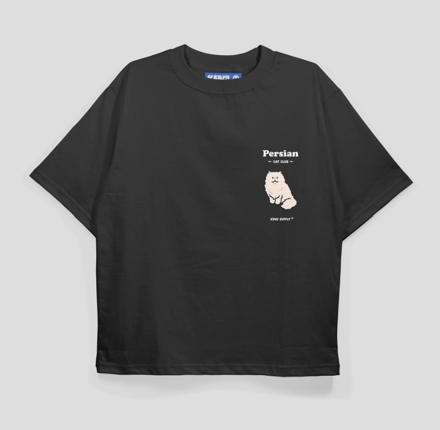 KINU Persian Cat Club T-Shirt