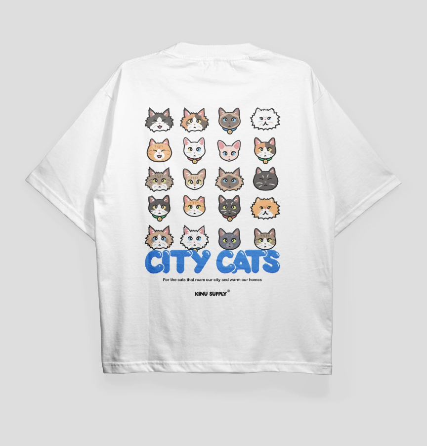 KINU City Cat T-shirt