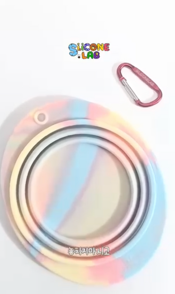 Silicone Lab Korea Collapsible Water Bowl