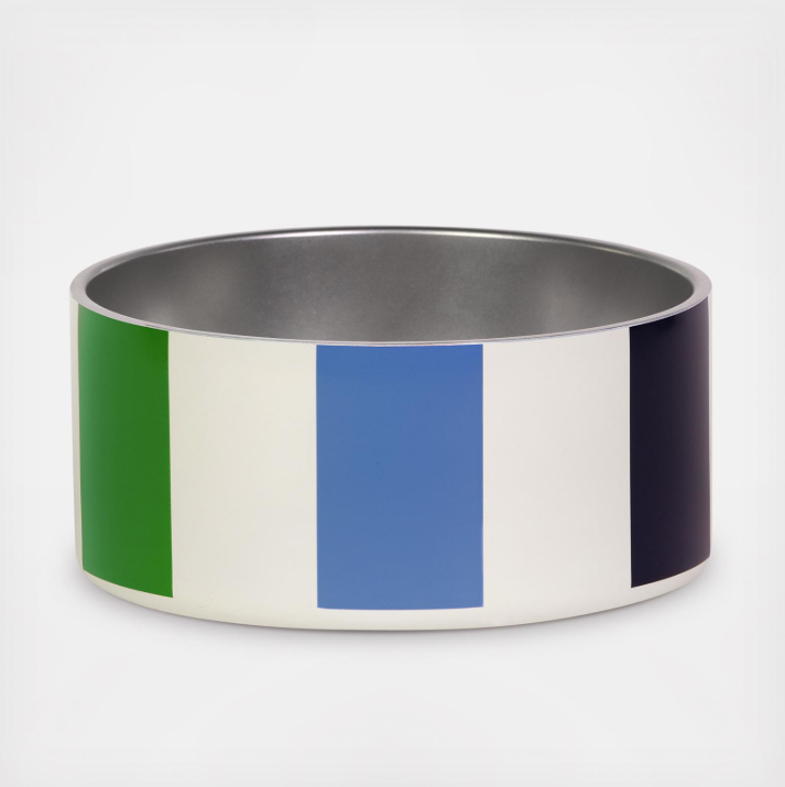 Kate Spade Adventure Stripe Pet Bowl