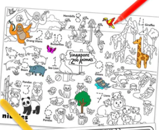 Nom SG Edition Silicone Colouring Mat and Marker
