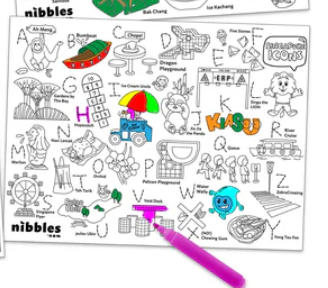 Nom SG Edition Silicone Colouring Mat and Marker