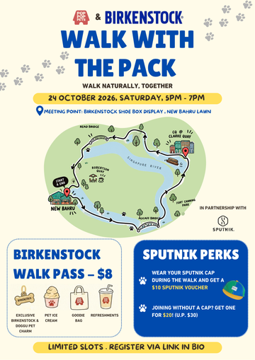 Pop Pop Pets & BIRKENSTOCK: Walk with the Pack (24 October 2026)