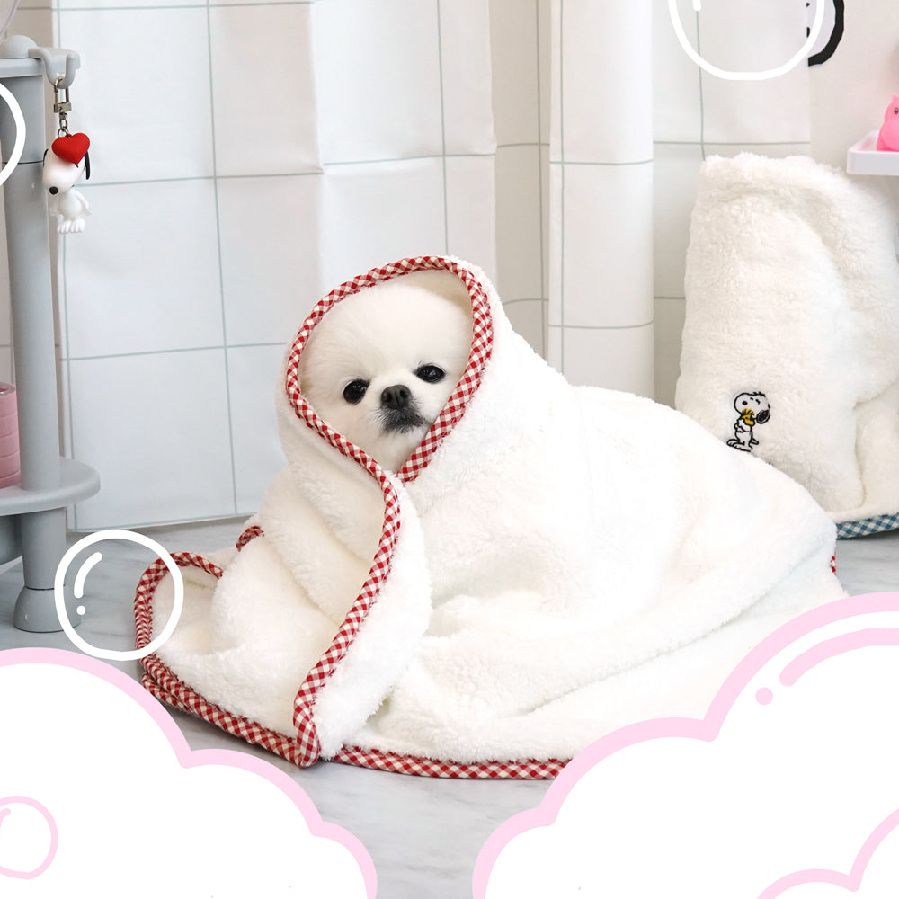 Peanuts Korea Snoopy Pet Towel Set