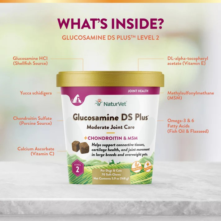 Silversky NaturVet Glucosamine Supplement