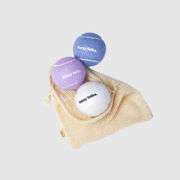 Fuzzy Folks Squeaky Tennis Balls (Standard)