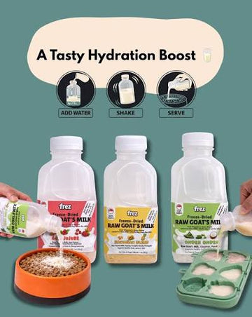 The Source-Sage Club Frez Freeze Dried Raw Goat’s Milk for Dogs & Cats