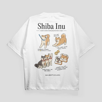 KINU Shiba Inu Encyclopedia T-shirt