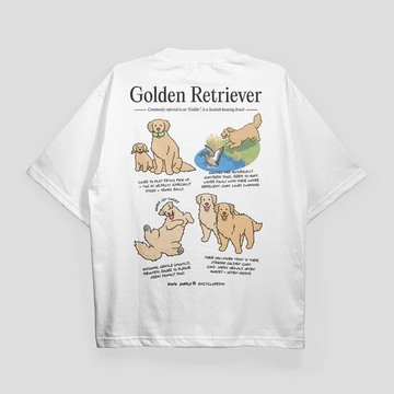 KINU Golden Retriever Encyclopedia T-shirt