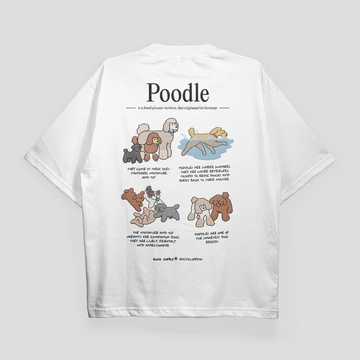 KINU Poodle Encyclopedia T-shirt