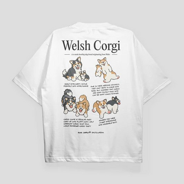 KINU Welsh Corgi Encyclopedia T-shirt
