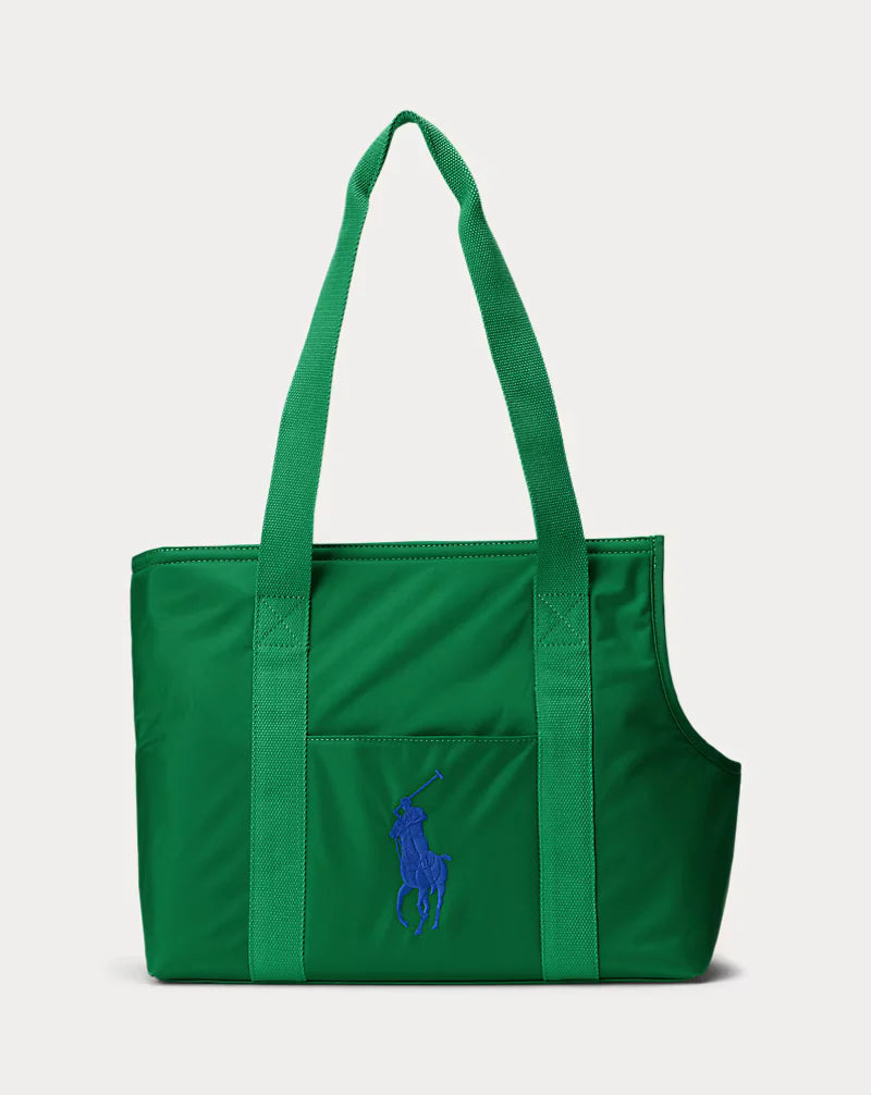 Ralph Lauren Dog Nylon Woven Tote
