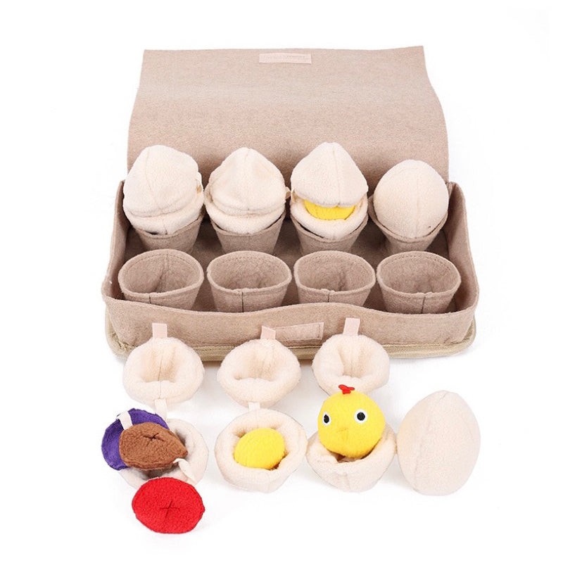 Enrichment Toy Snuffle Puzzle Interactive Toy for Dogs / Cats (Egg Carton)