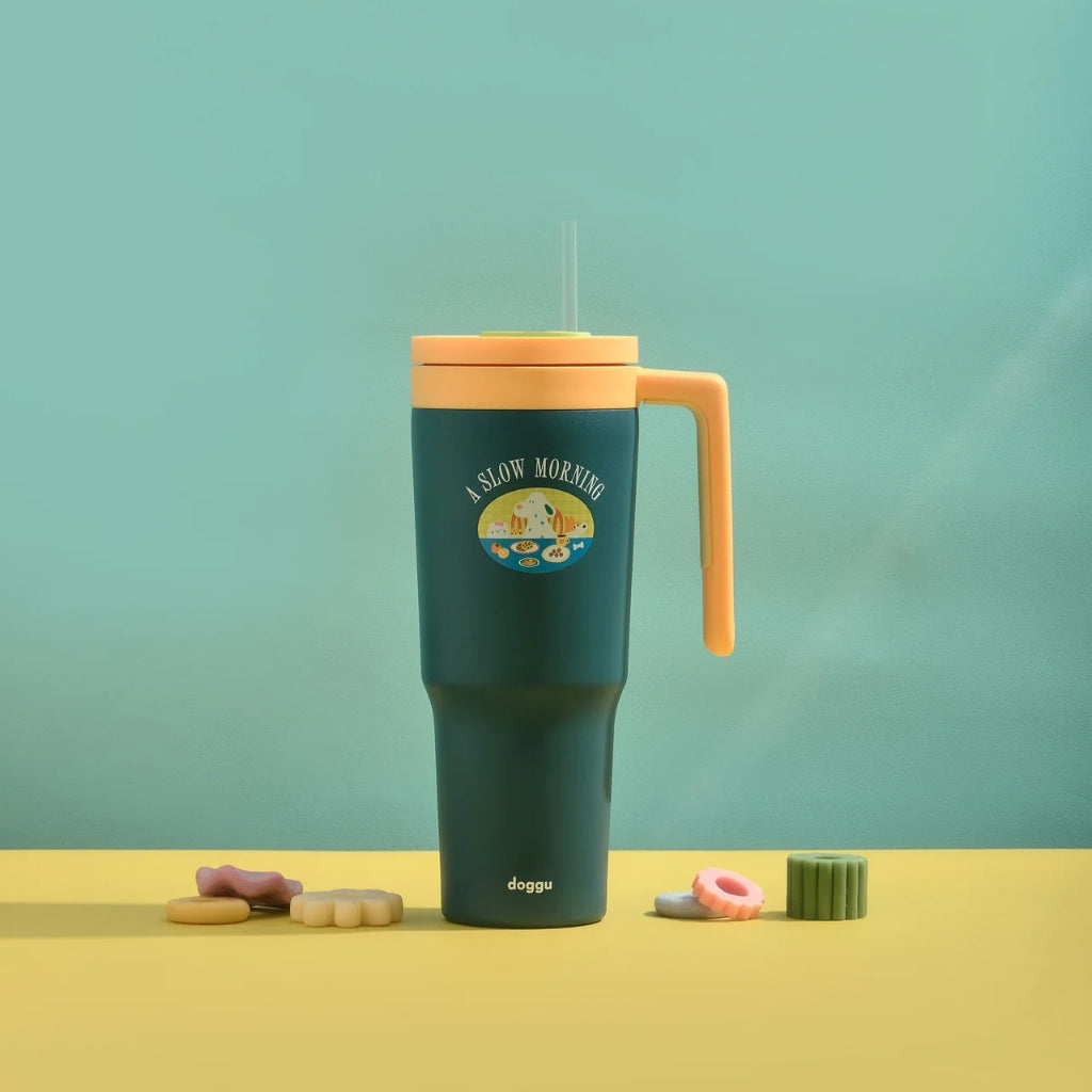 Doggu in The Morning Tumbler
