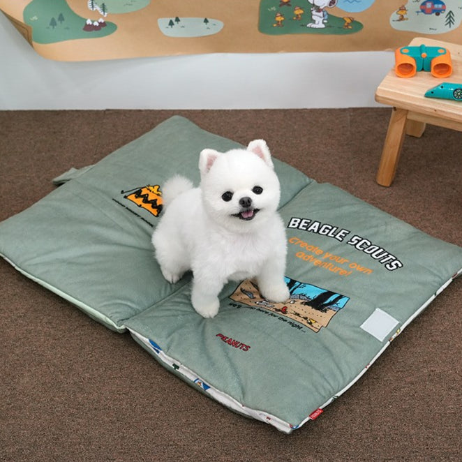 Peanuts Korea Beagle Scouts Book Cushion Mat for Dogs