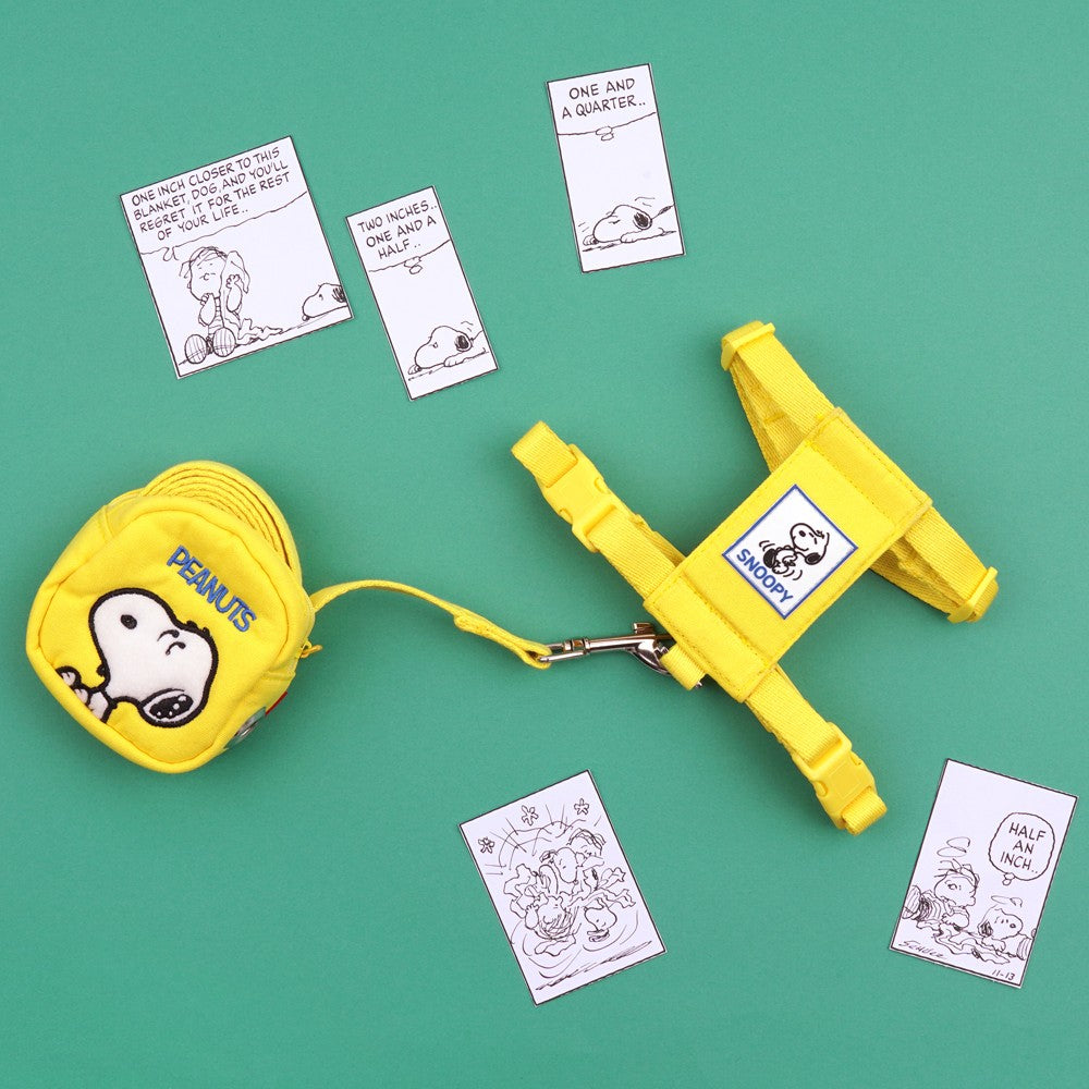 Peanuts Korea Snoopy 2-way Backpack Harness Set for Dogs