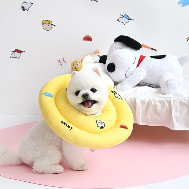Peanuts Korea Soft Drawstring Recovery Cone for Cats / Dogs