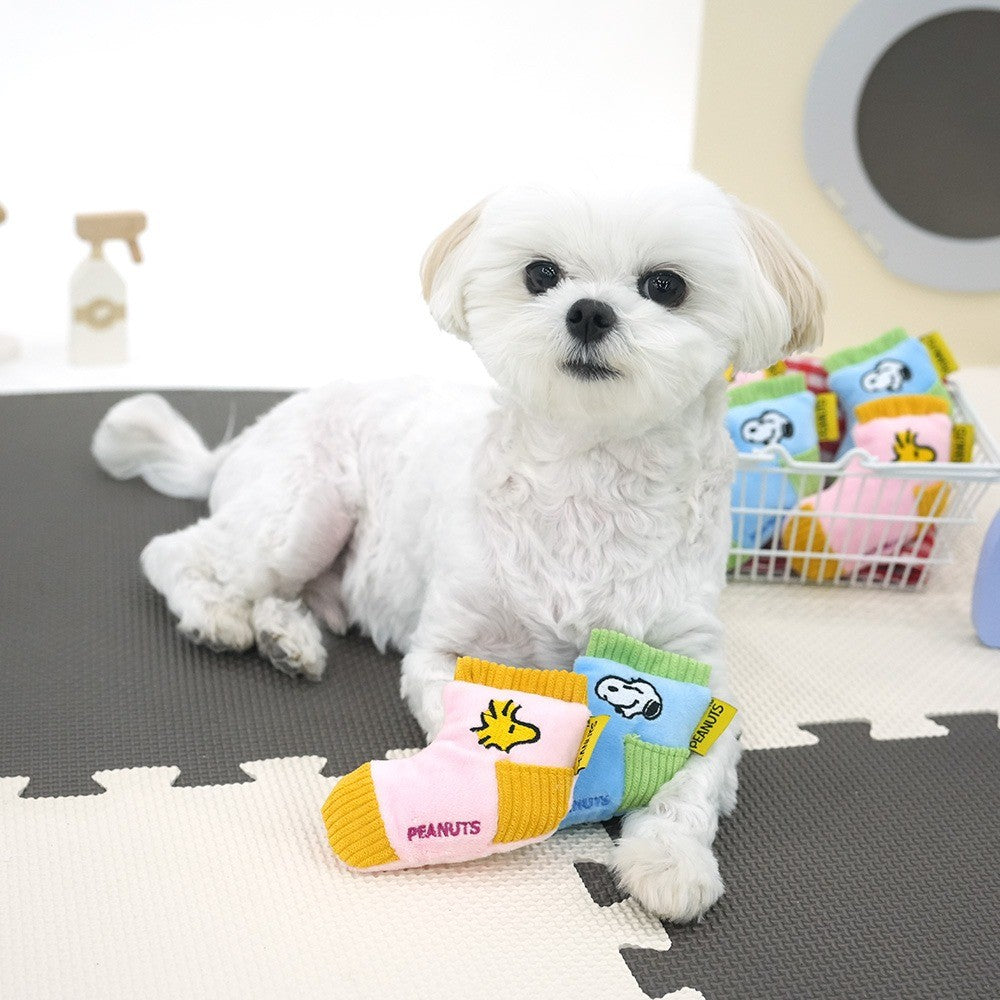 Peanuts Korea Socks Snuffle Toy for Dogs