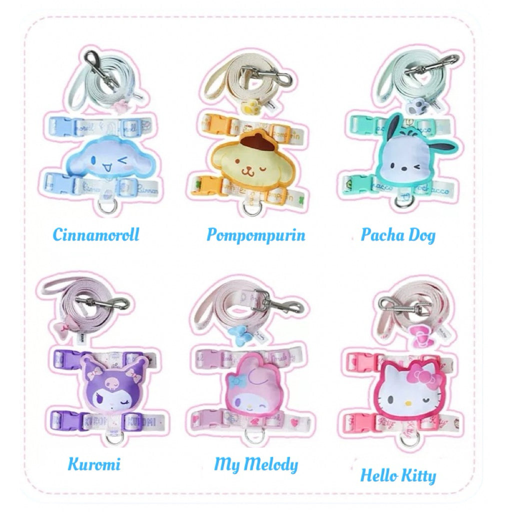 Sanrio Pet Harness + Leash Set