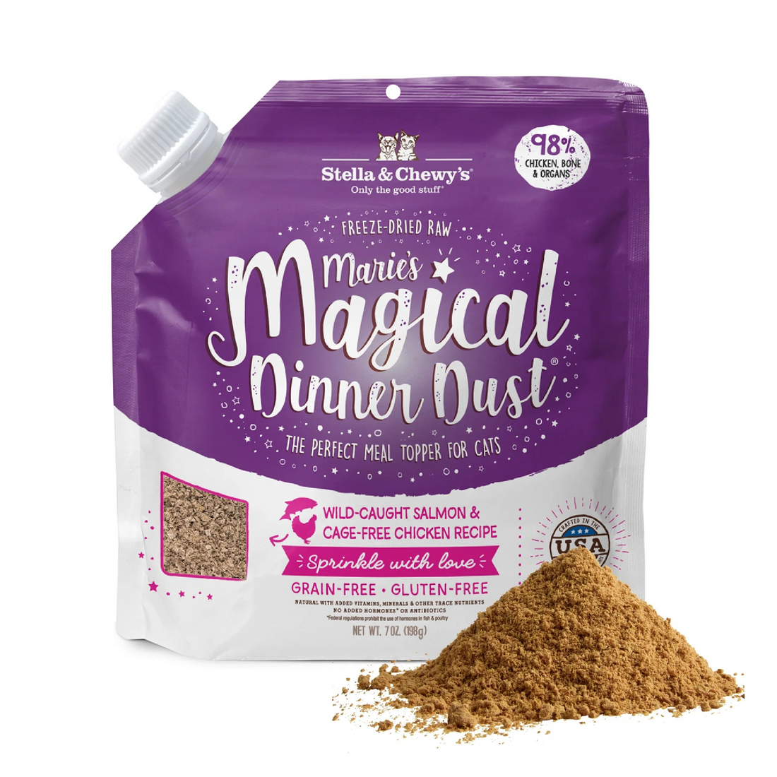Silversky Stella & Chewy's Magical Dinner Dust Topper for Cats