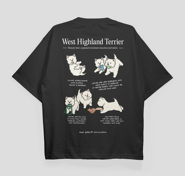 KINU West Highland Terrier Encyclopedia T-shirt