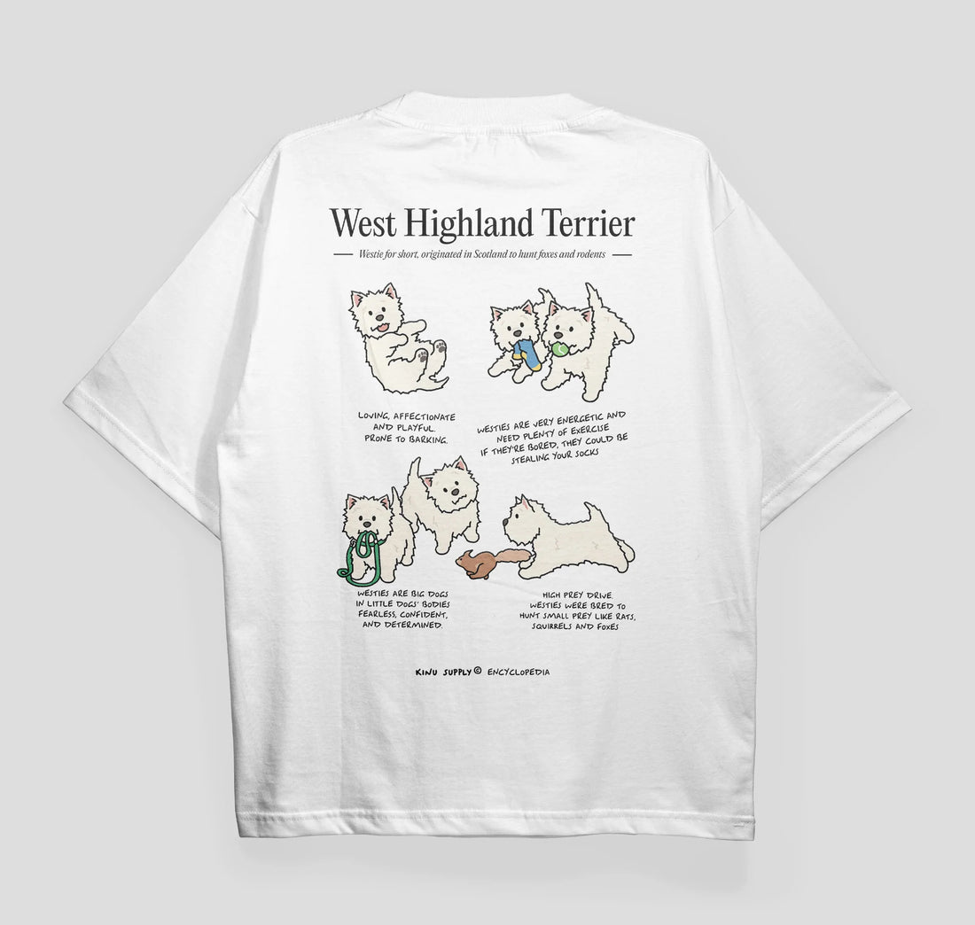 KINU West Highland Terrier Encyclopedia T-shirt