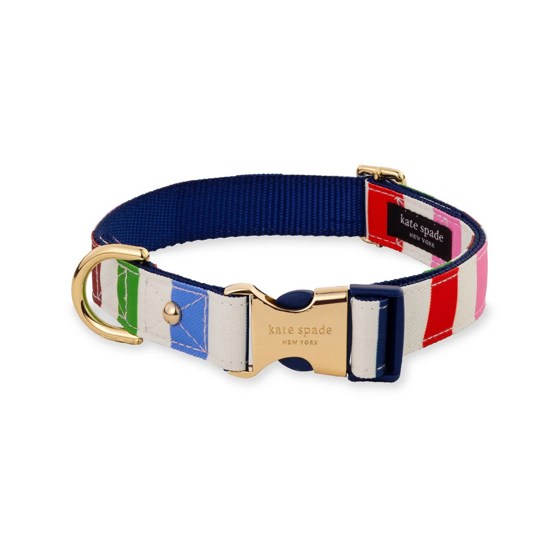 Kate Spade Adventure Stripe Collar / Leash / Bow Tie