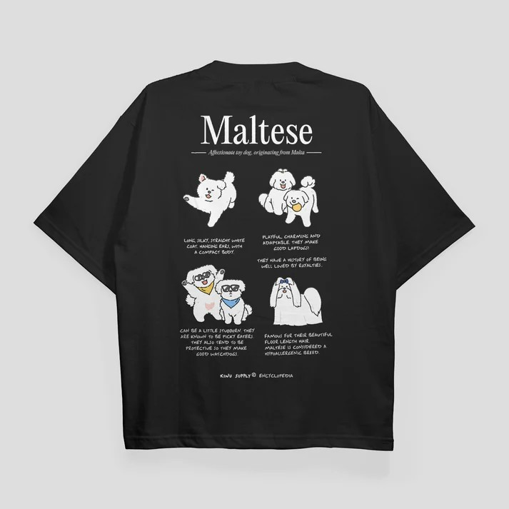 KINU Maltese Encyclopedia T-shirt